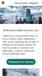 Mobile Screenshot of elite-courier.com